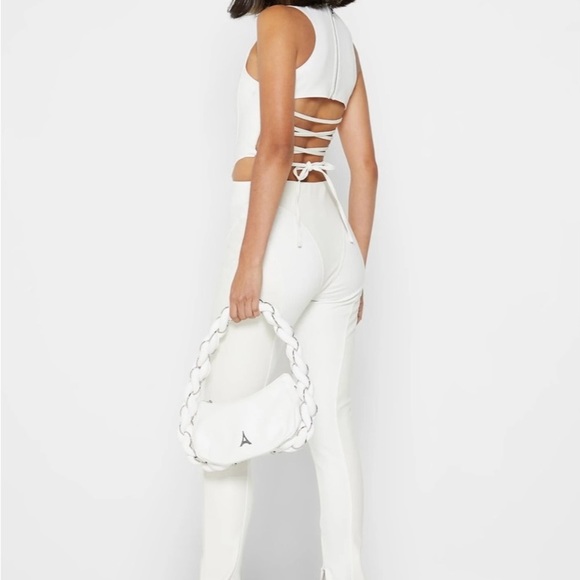 Maniere de Voir Vegan Leather Jumpsuit - Picture 6 of 11